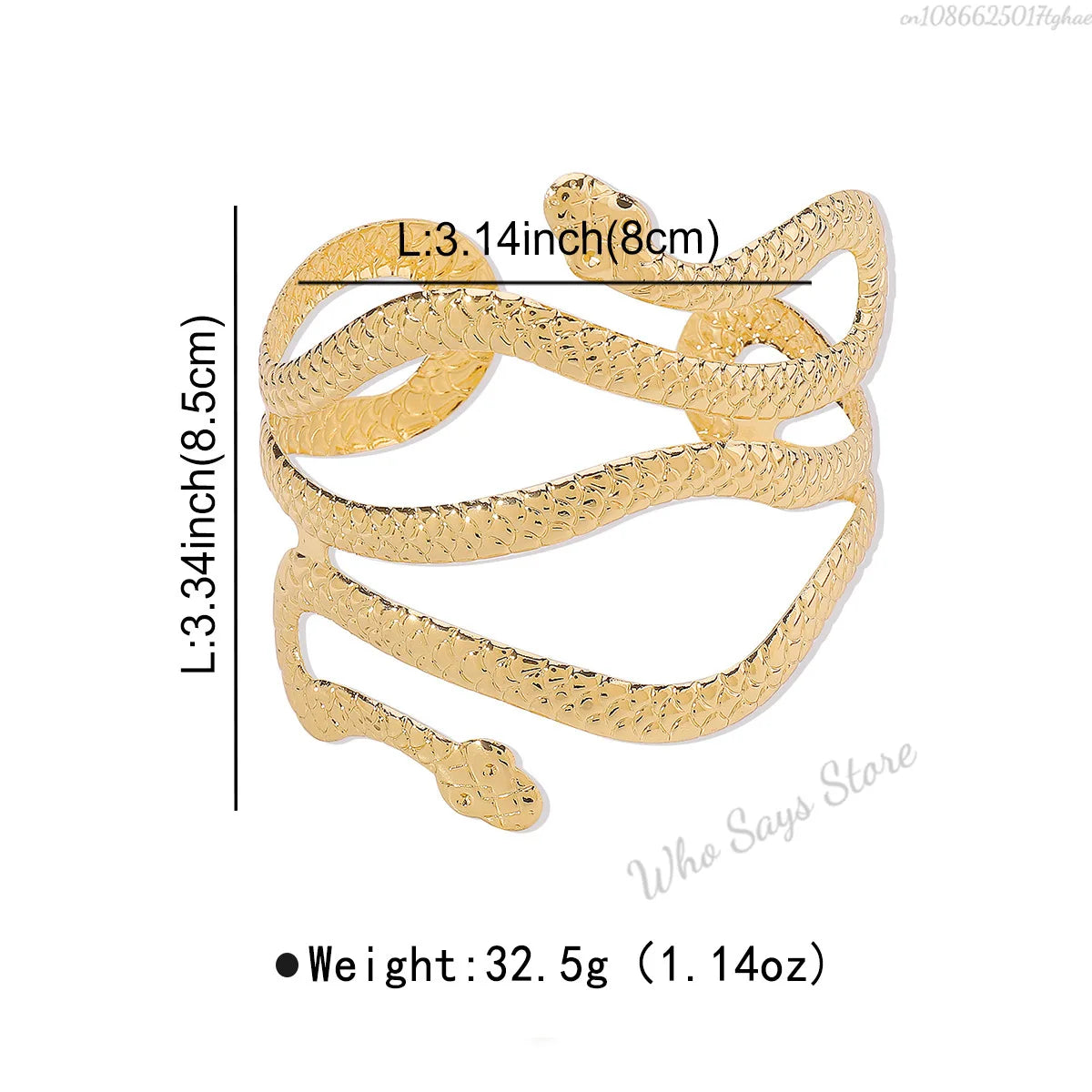 Lacteo Trendy Geometric Twisted Cuff Bracelet On The Upper Arm for Women Water Drop Shape Bangles Adjustable Jewelry Party Girls