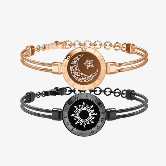 Feeling bracelets that work remotely for lovers, married couples, or even friends