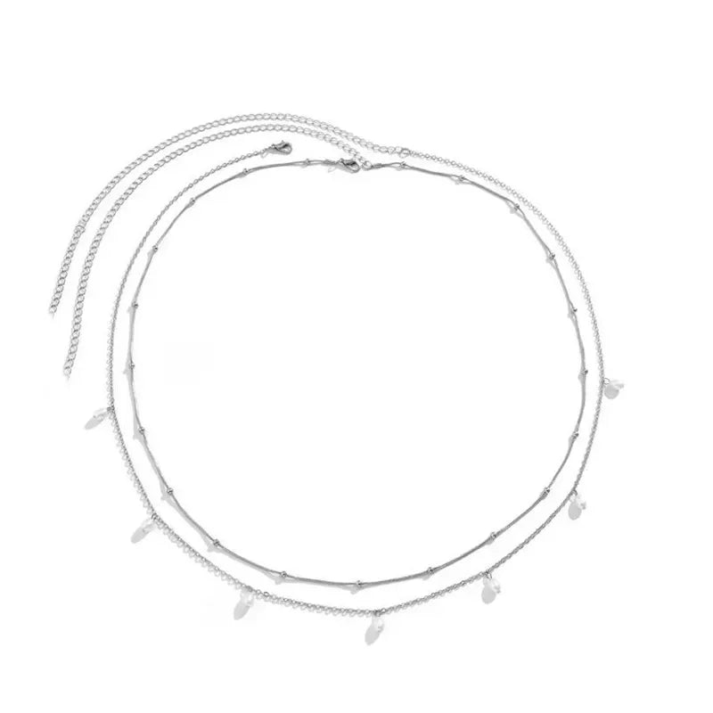 New Sexy Double Layer Pearl Chain Women Waist Beads Belly Belt Body Jewelry Beach Summer