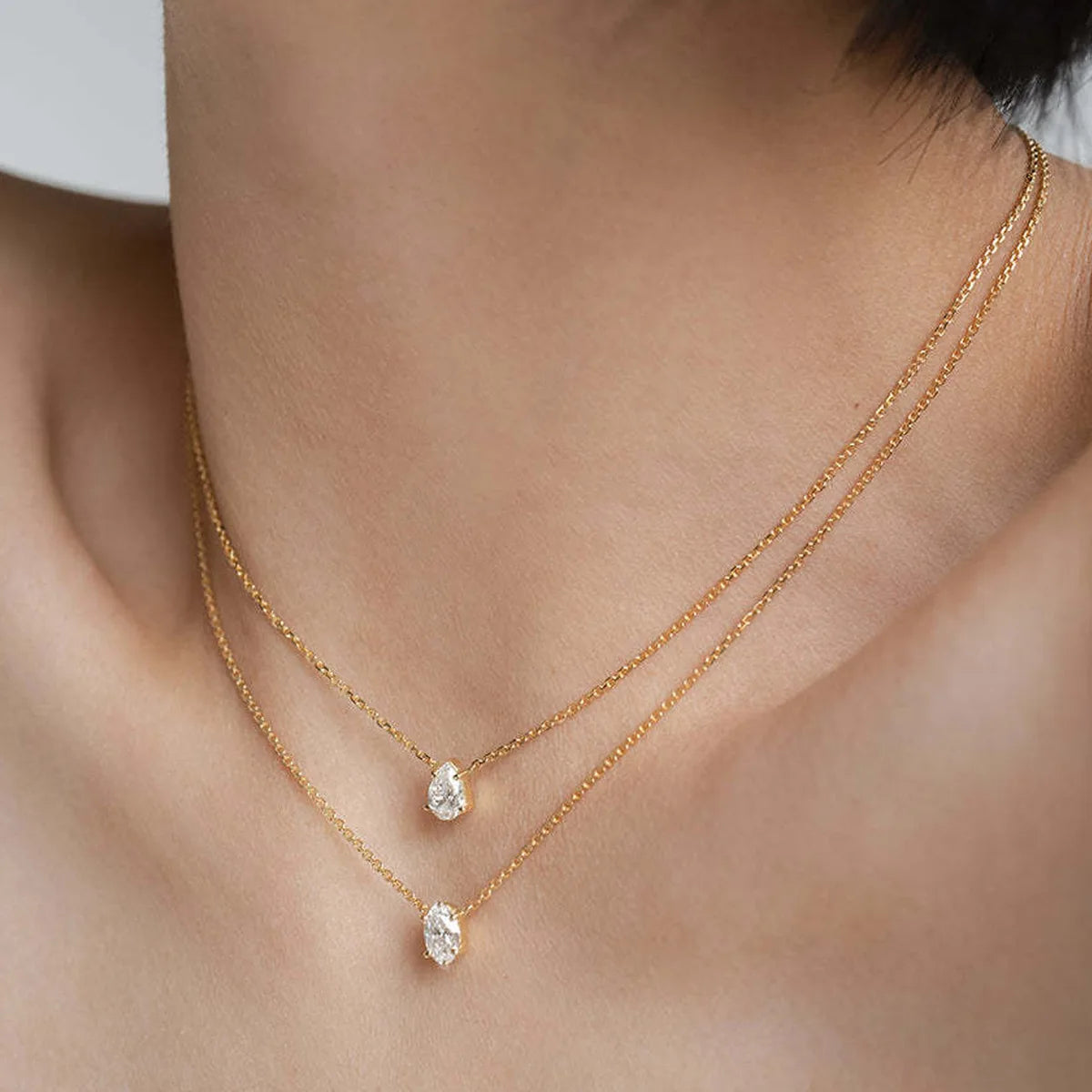 Egyptian Zircon Necklace for Women Multilayer Choker Chain Elegant Party Jewelry Shiny Gift