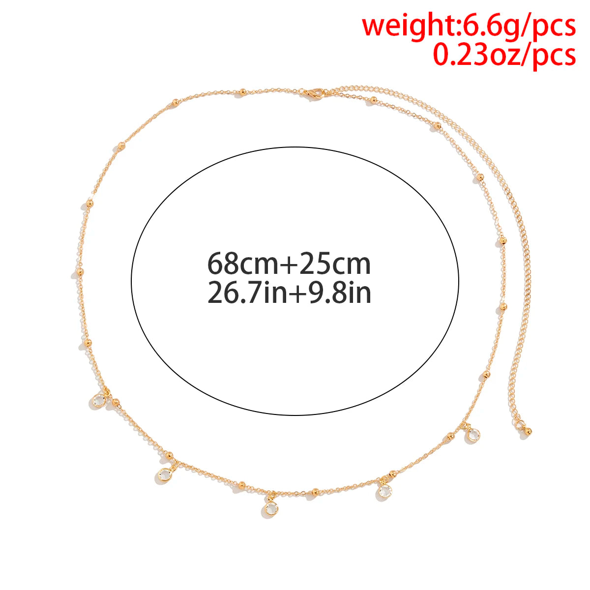 Sexy Crystal Glass Belly Chain Waist Chain for Women Summer Beach Bikini Festival Accessories